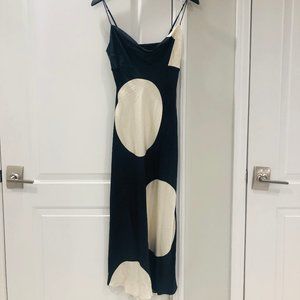 SOLD  C/MEO Collective SECTIONAL MIDI DRESS